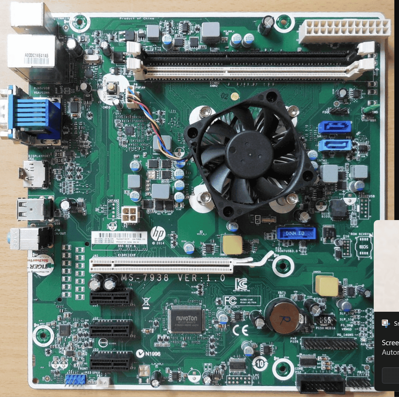 HP Motherboard Analysis Wide