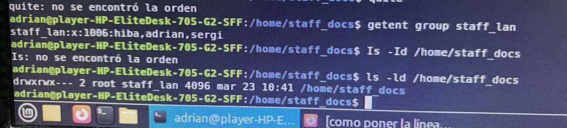 ls -ld /home/staff_docs
