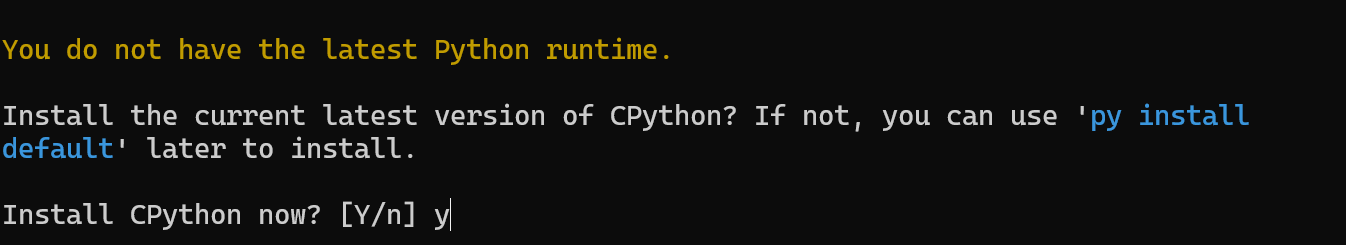 Instal·lació Python progrés