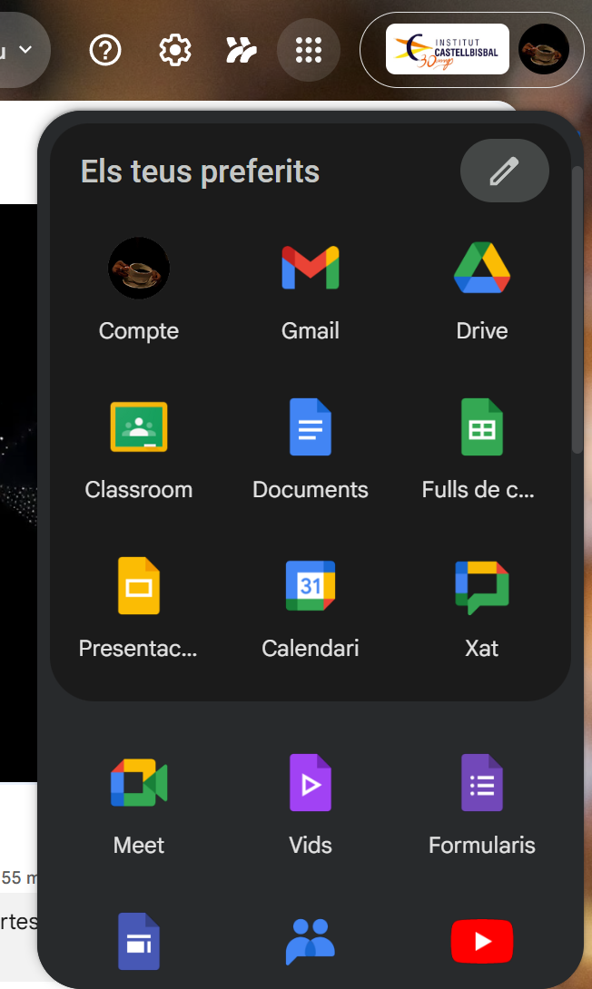 Accés Google pas 1