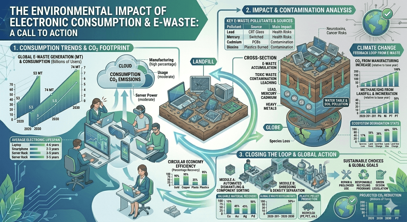 Impacte ambiental residus electr&ograve;nics