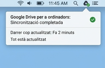 Infografia de flux de dades — sincronització al núvol