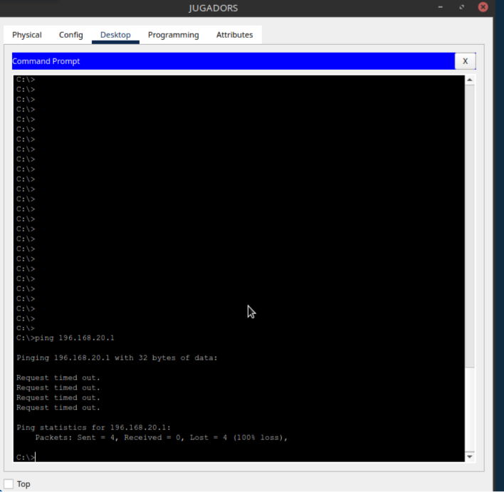 Proves ping VLANs