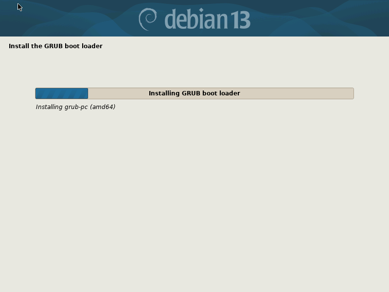 GRUB bootloader