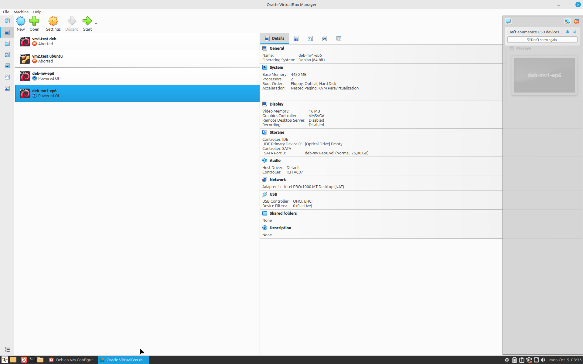 Configuració addicional disc
